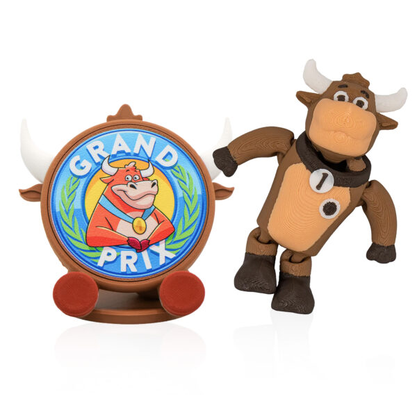 GP-DUO (Sujeta móvil 3D Logo Azul + C-Tiny Vaca) Grand Prix®