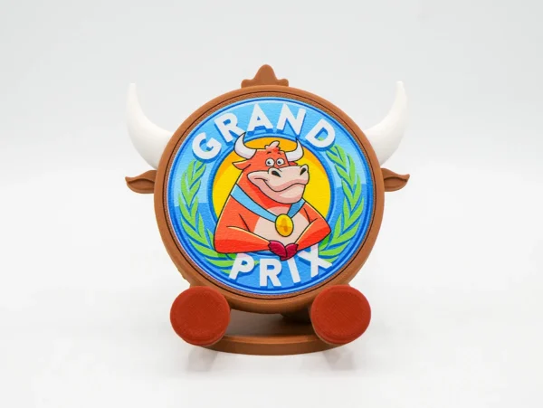 Sujetamóvil 3D logo azul Grand Prix®